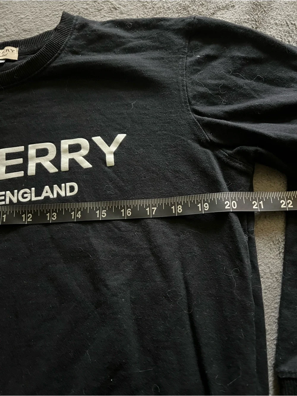 Burberry Black Logo Sweatshirt - London England